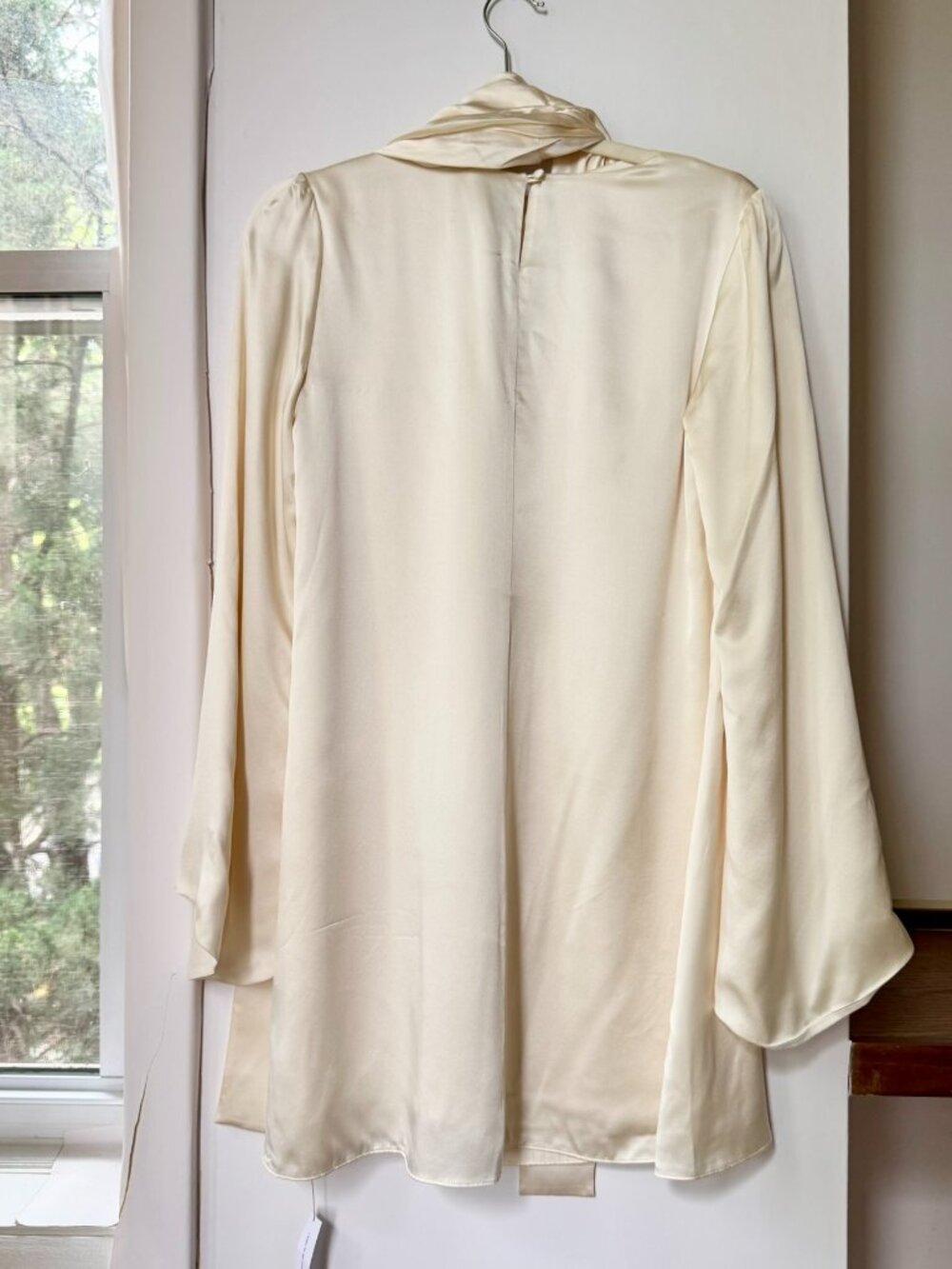 NWT Reformation x Camille Rowe Astrid Silk Dress Cream 0 - Picture 8 of 14